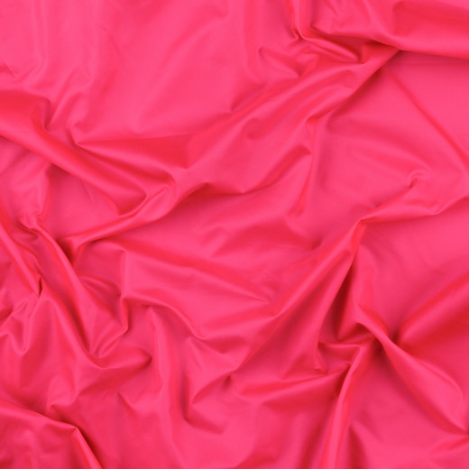 Regenjackenstoff, wasserabweisend, Neon Pink, unifarben