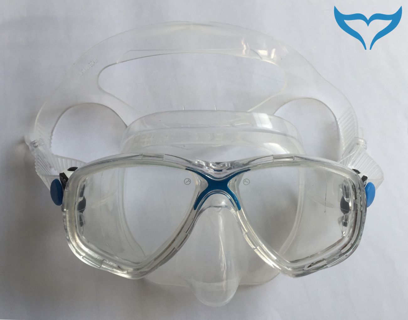 Cressi Tauchmaske Marea blau azur Tauchermaske Maske crystal transparent klein N – Bild 2