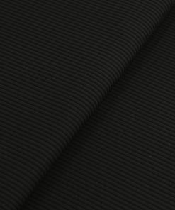 Jersey, weicher Rippenjersey Schwarz