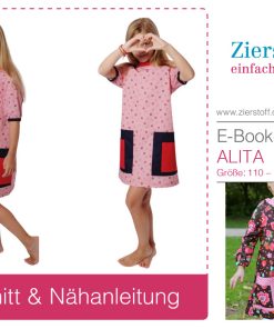 Kleid “ALITA” – Schnitt & E-Book, Gr 110 – 152 [Digital]
