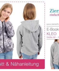 Jacke mit Raglanärmeln “KLEO”, Gr. 62 – 104 [Digital]