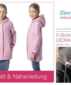 Hoodie Jacke “LEONA”, Gr. 110-152 [Digital]
