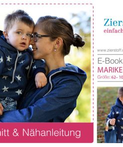 Jacke mit Reißverschluss “Marike”, Gr. 62 – 104 [Digital]