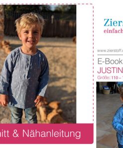 Bluse, Hemd, “JUSTINE”, Gr. 110 – 152 [Digital]