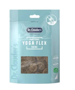 Dr Clauders Functional Coins Yoga Flex, unterstützt Bänder, Gelenke & Beweglichkeit, getreidefrei (Truthahn 93%, NEM, Teufelskralle, Hyaluronsäure)