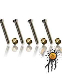 Platinen Schrauben Rändelmutter M3 20 mm Metall 8-teilig