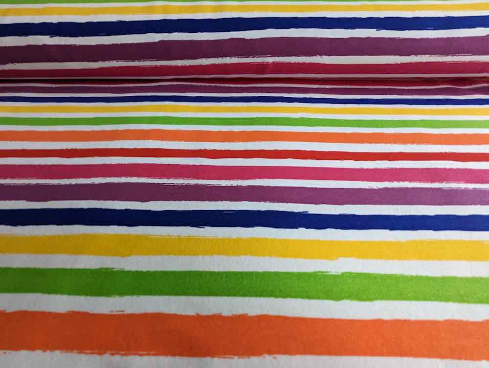 Sommersweat, bunte Streifen – Blockstreifen – Bild 4