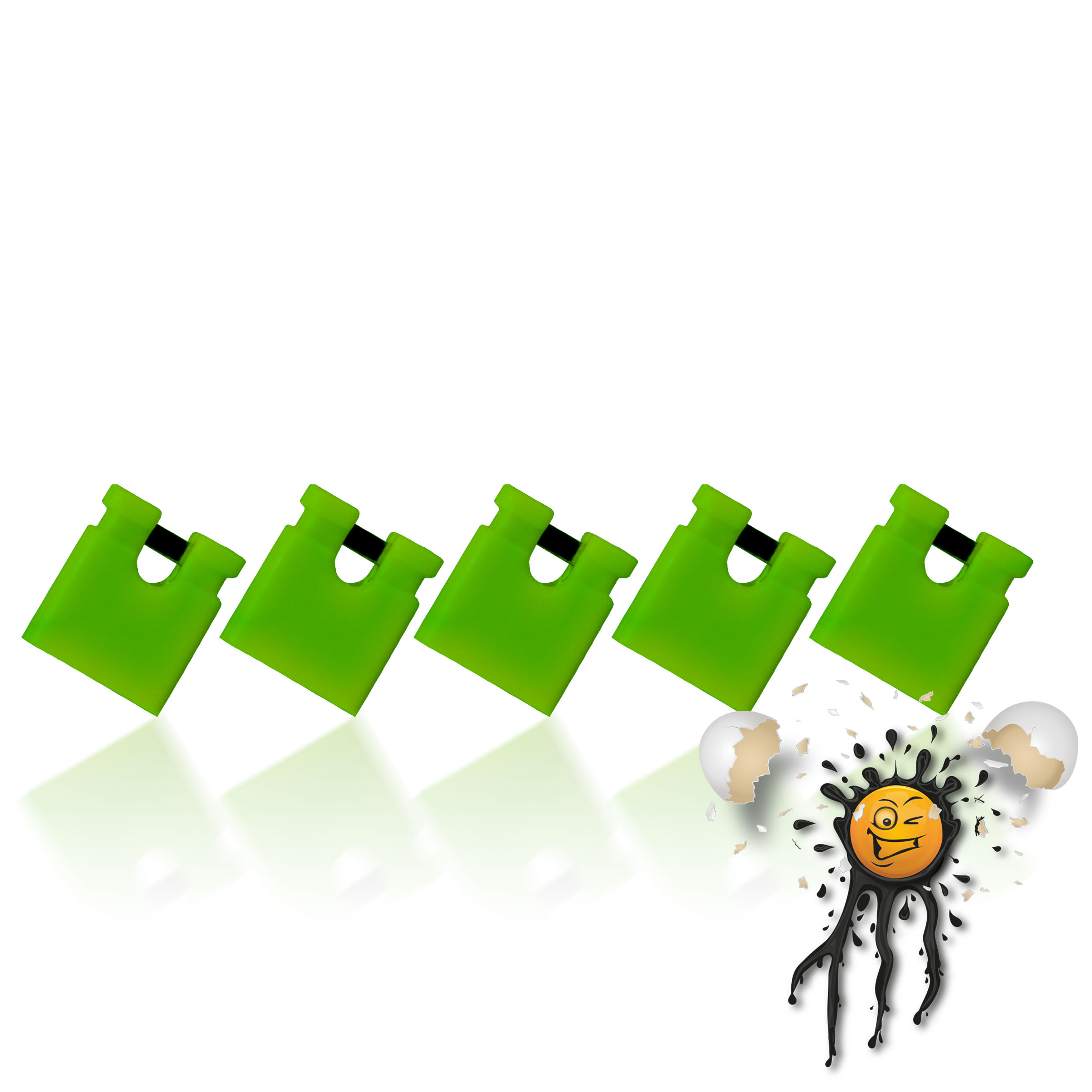 5-20 Stück 2,54mm Jumper Stecker Steckbrücke grün – Bild 3