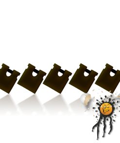 5-20 Stück 2,54mm Jumper Stecker Steckbrücke schwarz