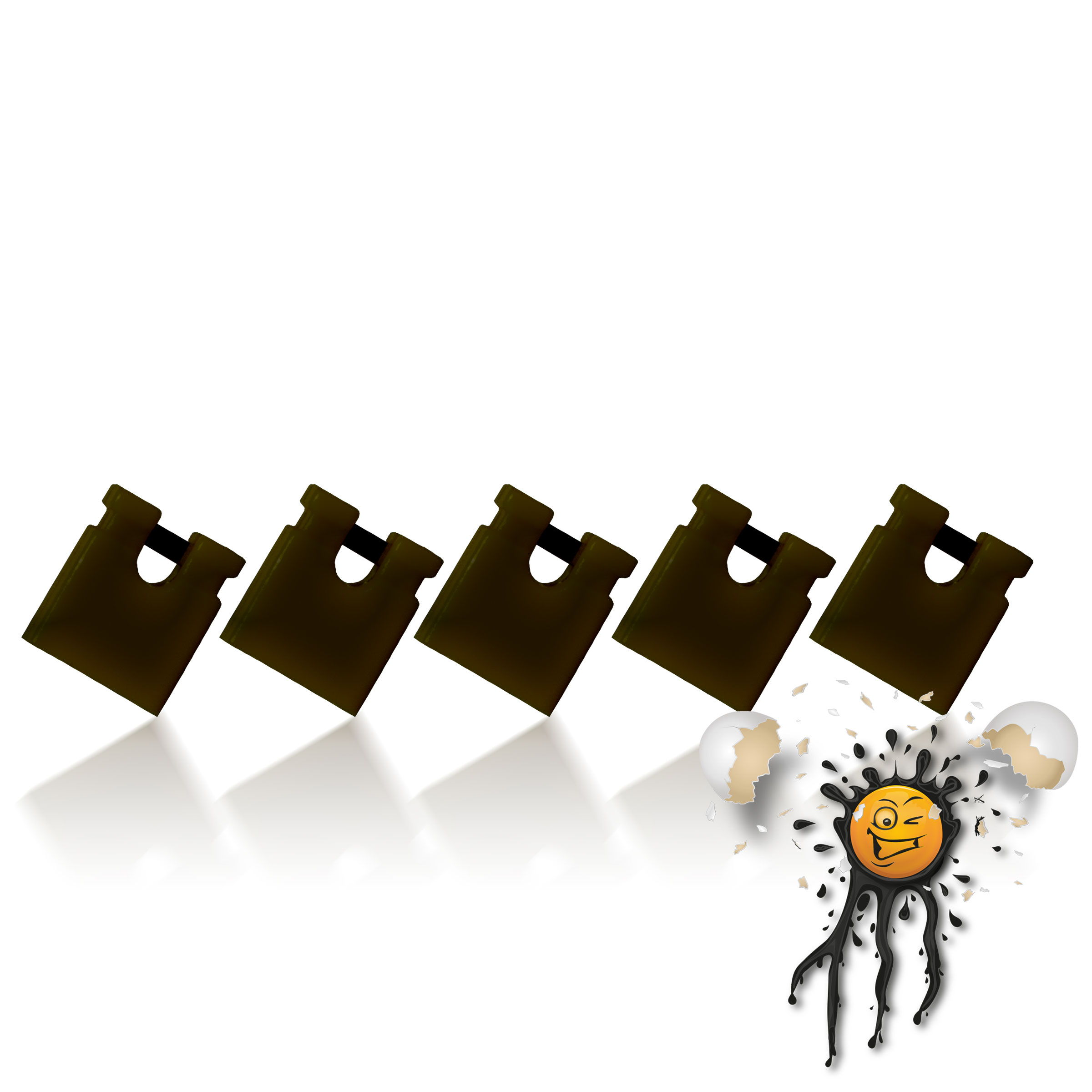 5-20 Stück 2,54mm Jumper Stecker Steckbrücke schwarz