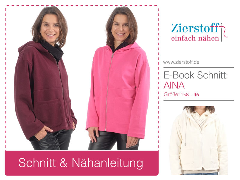 Jacke “AINA”, Gr. 158 – Damengr. 46