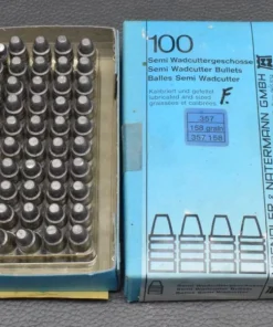 357, Wadcutter, H&N, 600 Stück,Kaliber .357, 158gr/10,24g, zum Sonderpreis!