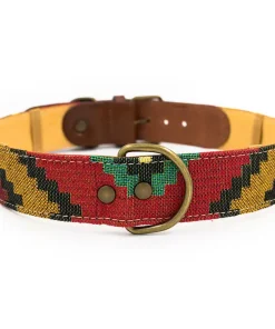 Scooby, Leder/Stoff-Halsband (M)