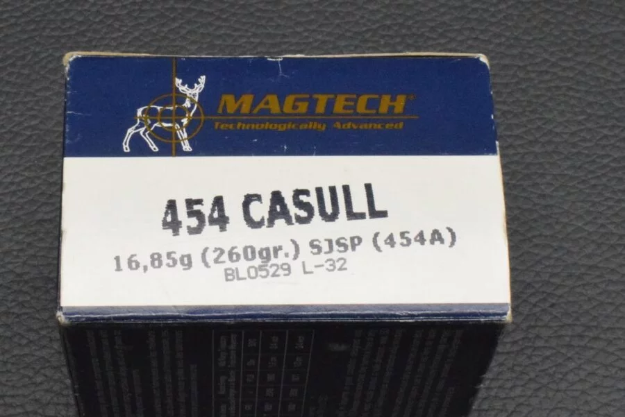 454Casull,Magtech, 20 Patronen, Geschoss SJSP, 16,85g/260gr.,Neuware zum Sonderpreis ! – Bild 4