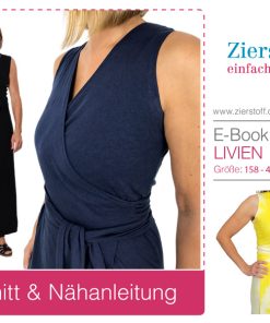 Kleid, Wickelkleid “LIVIEN”, Gr. 158 – Damengr. 46