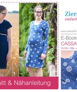 Schwangerschaftskleid, Stillkleid “CASSANDRA”, Gr. 158 – Damengr. 46