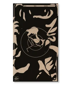 100 Krüger BDMP Scheiben „Service Pistol“, braune Wellpappe, 45x77cm, zum Sonderpreis !