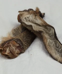 Rehohren mit Fell, schmackhafter und naturbelassener Kausnack, 5 Stück (100 % Reh)