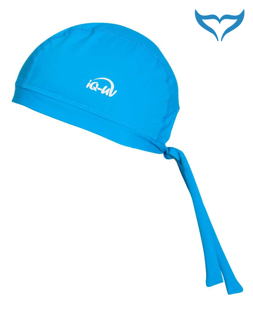 iQ UV 50+ Bandana Cap M L XL turquoise türkis Kappe Kopftuch Bademütze Company – Bild 2