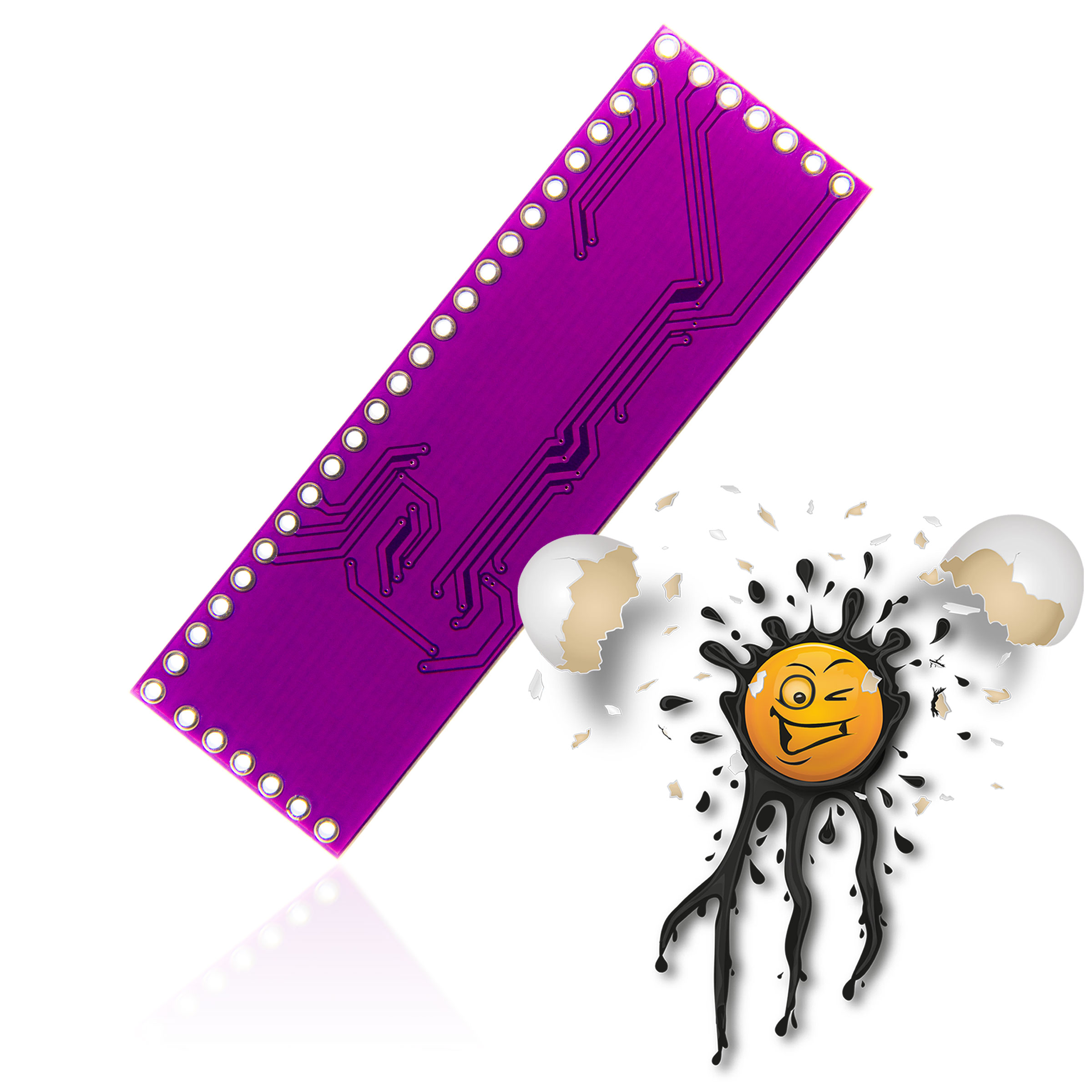 74HC595 Schieberegister Shift Out triple Board – Bild 3