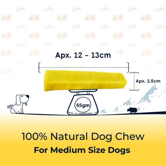 Pawfect Himalayan Cheese Dental Chew Bar mit Kurkuma und Ashwagandha gut fürs Immunsystem (1 Riegel à 65 g) – Bild 4