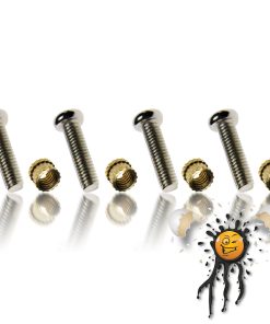 Platinen Schrauben Rändelmutter M3 8 mm Metall 8-teilig