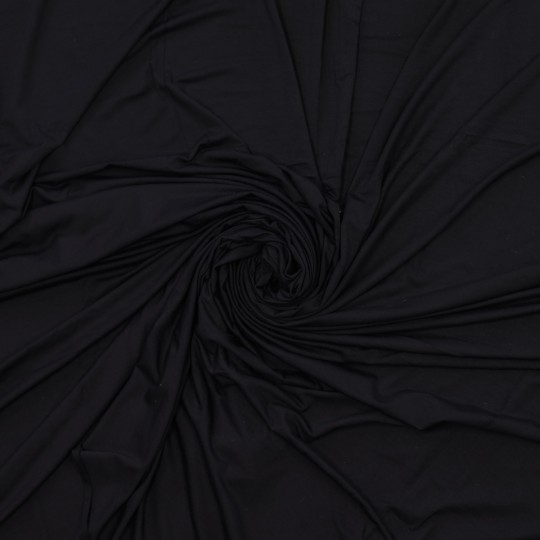 Modal French Terry, unifarben Schwarz