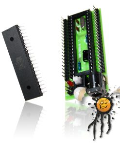 AT89S52 80C51 8051 DIP-40 MCU IC Board Adapter Set