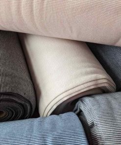 Bündchenware, rundgestrickte Schlauchware, fein gestreift, Ringel ab 50 cm