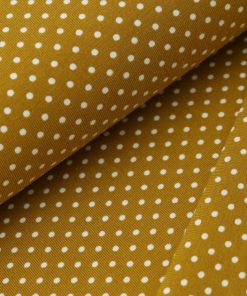 Jersey, weiße, kleine Punkte auf Senf