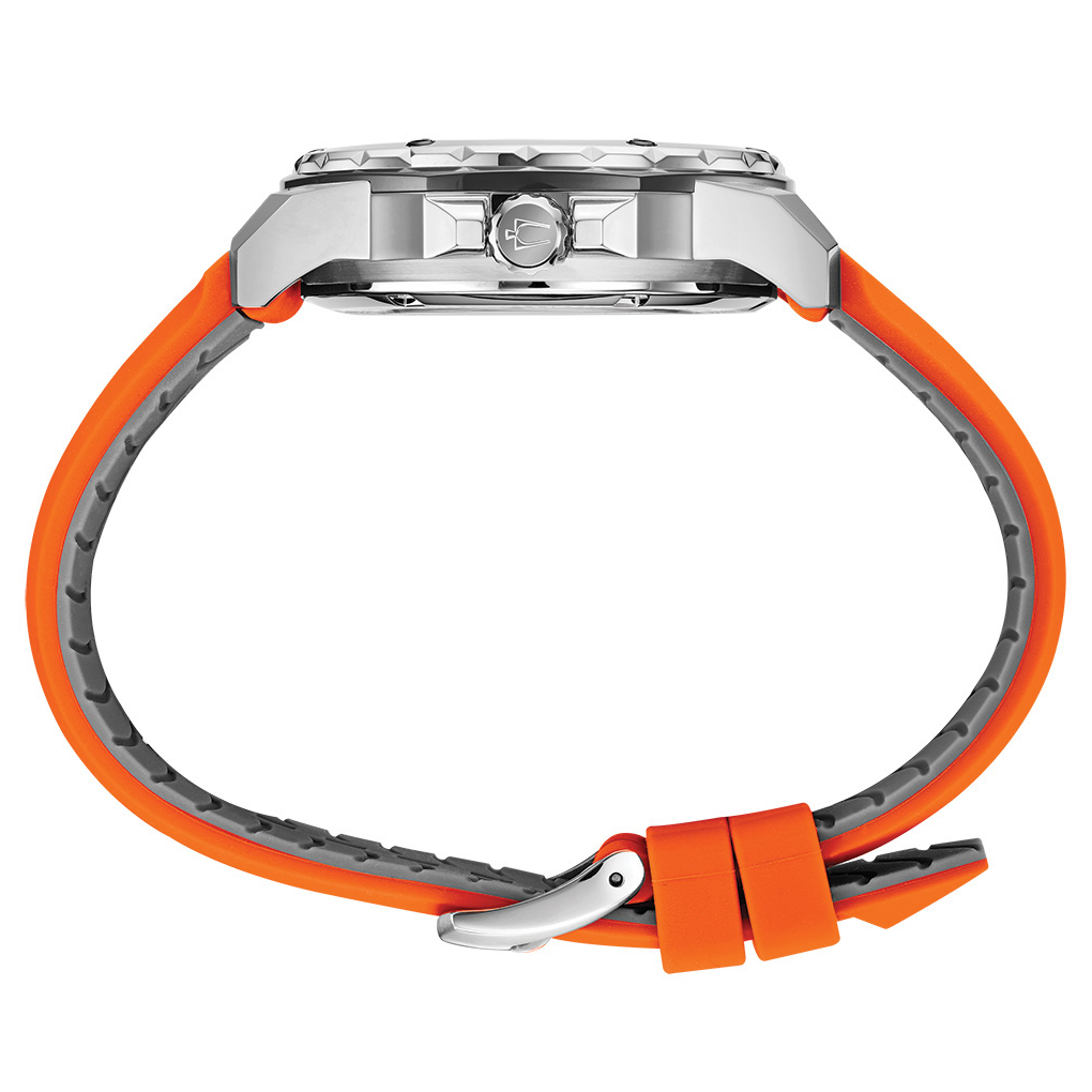 Bulova Marine Star 98A226 Armbanduhr Automatik 20bar Glasboden sportlich elegant – Bild 4