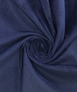 Cord, mittlere Breite, unifarben Blau