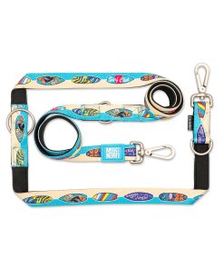 Multifunktions-Leine, „Aloha“ Max & Molly (360° Karabiner), L