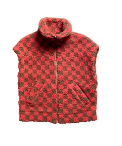 Alwero – Weste „HEL“ Adult, Coral/Camello, Biowolle Ultra Light