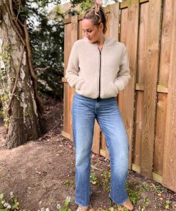 Alwero – Übergangsjacke „YPOS“ Adult, Biowolle, Sand Brown, ultra light