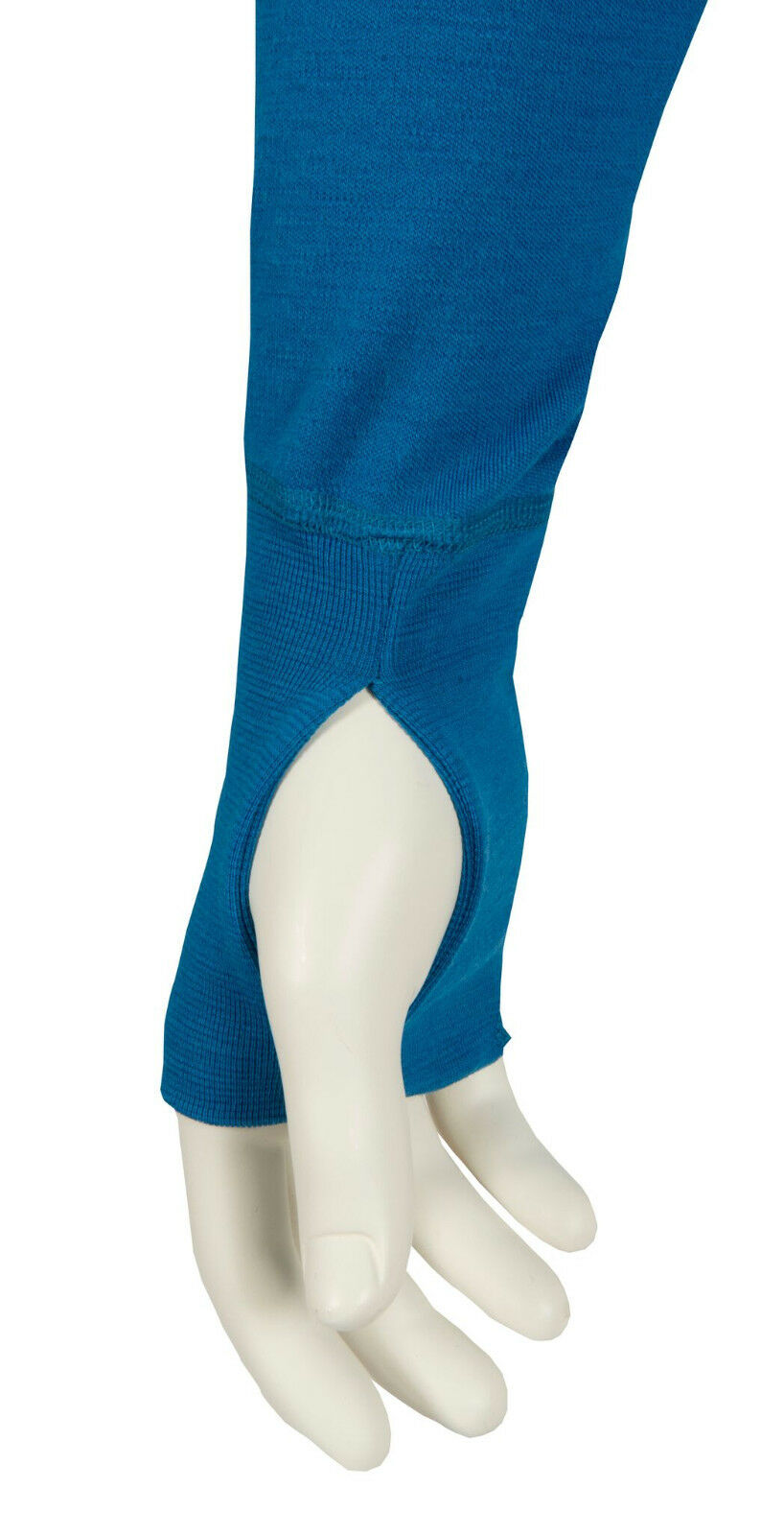 Aclima Warmwool Hood Sweater Man brilliant blue peacoat Merino Wool 200g XXL – Bild 7