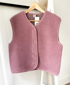Alwero – Weste „TYB“ Adult,  Venetian Pink, Biowolle Ultra Light