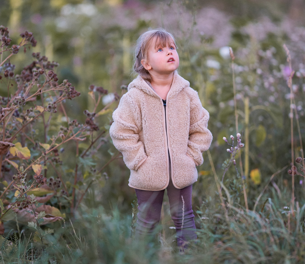 Alwero – Übergangsjacke „YPOS“ Junior, Biowolle, SAND BROWN, ultra light – Bild 3