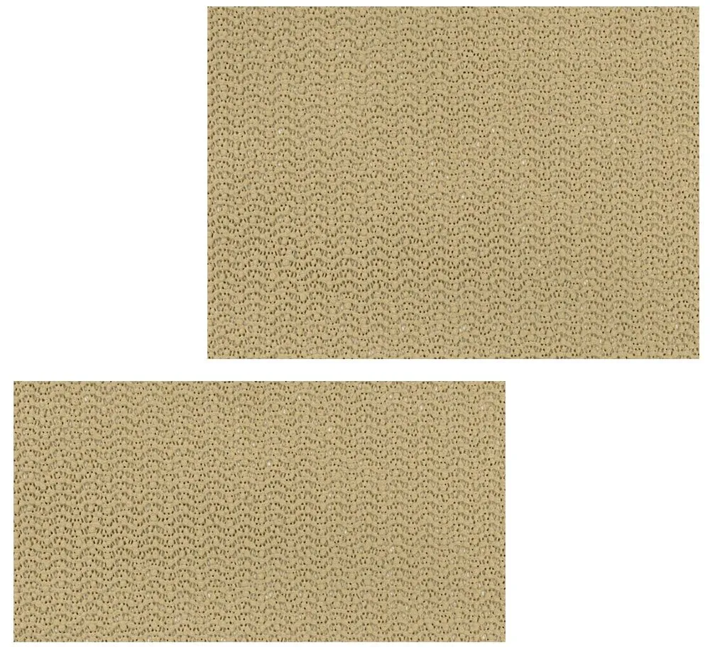 Antirutschmatten Unterlagen zuschneidbar waschbar uni beige 2 Größen