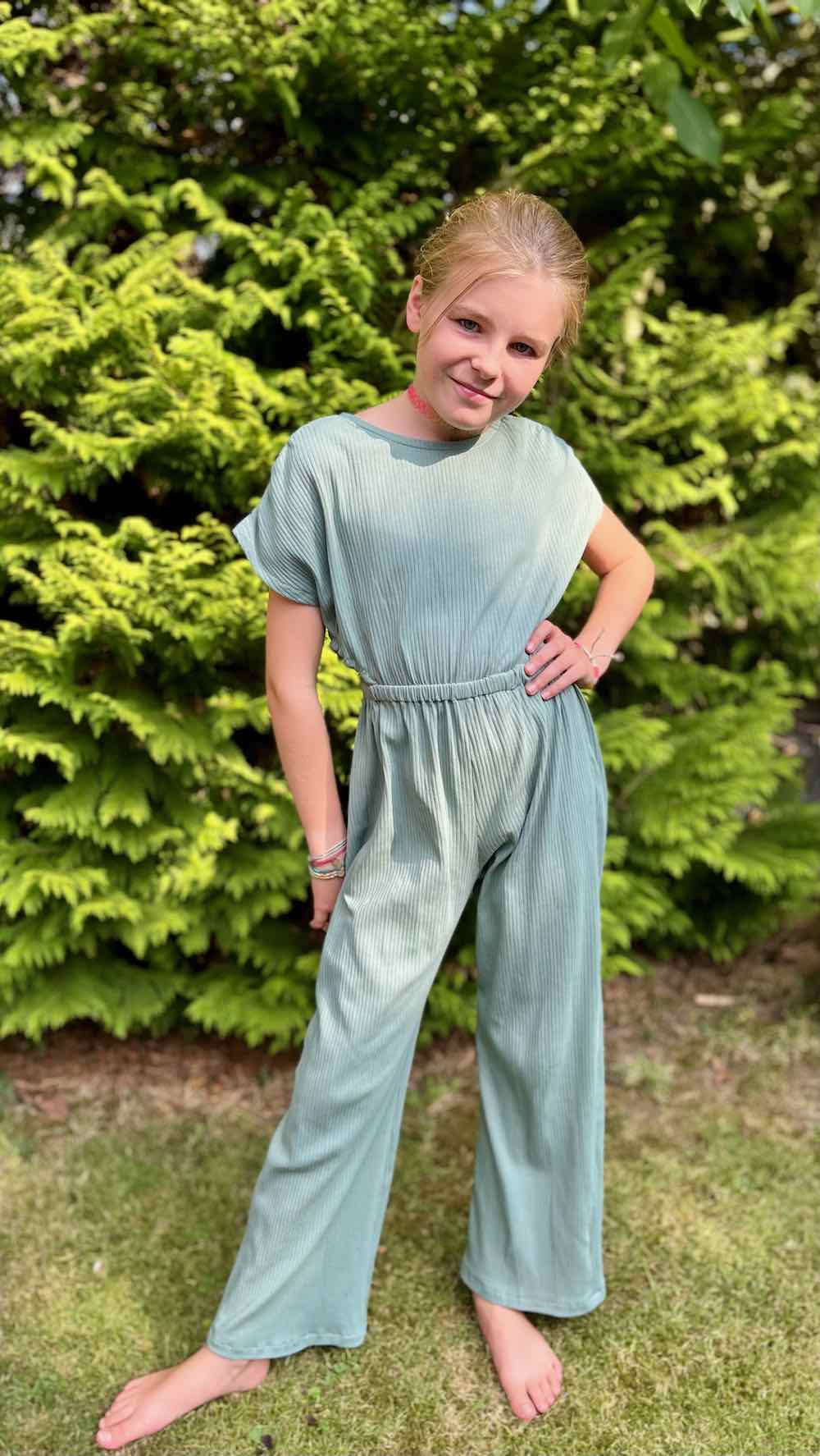 Jersey, weicher Rippenjersey Schwarz – Bild 4