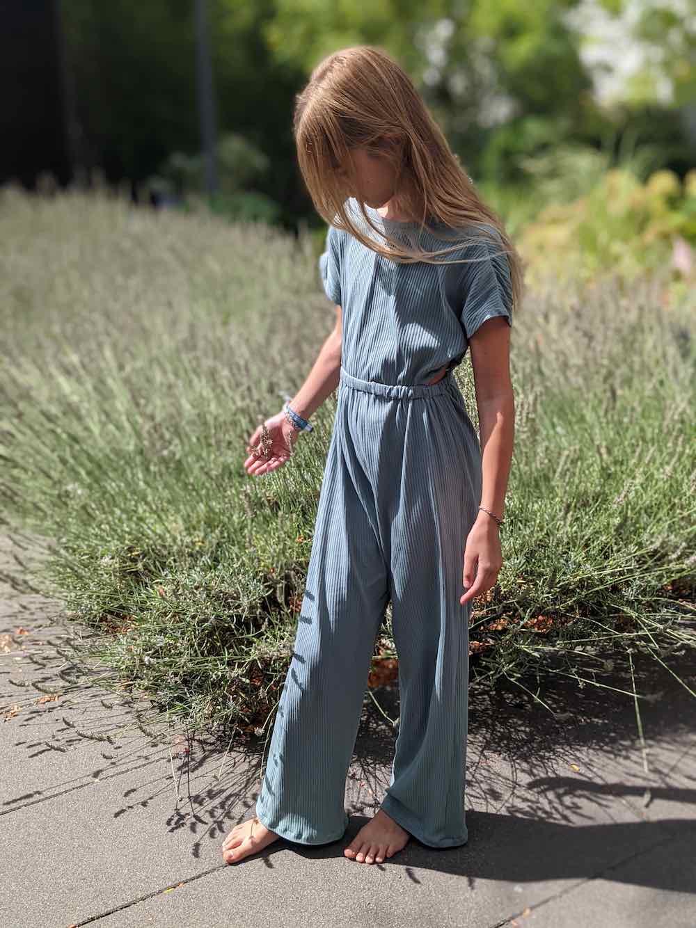 Jersey, weicher Rippenjersey Schwarz – Bild 5