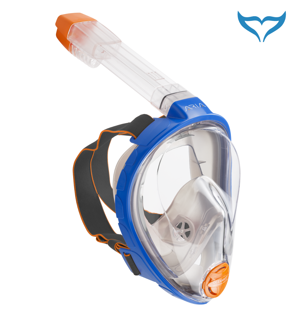 Ocean Reef ARIA Classic Schnorchelmaske Full Face Snorkeling Mask S/M L/XL BL/TR – Bild 2