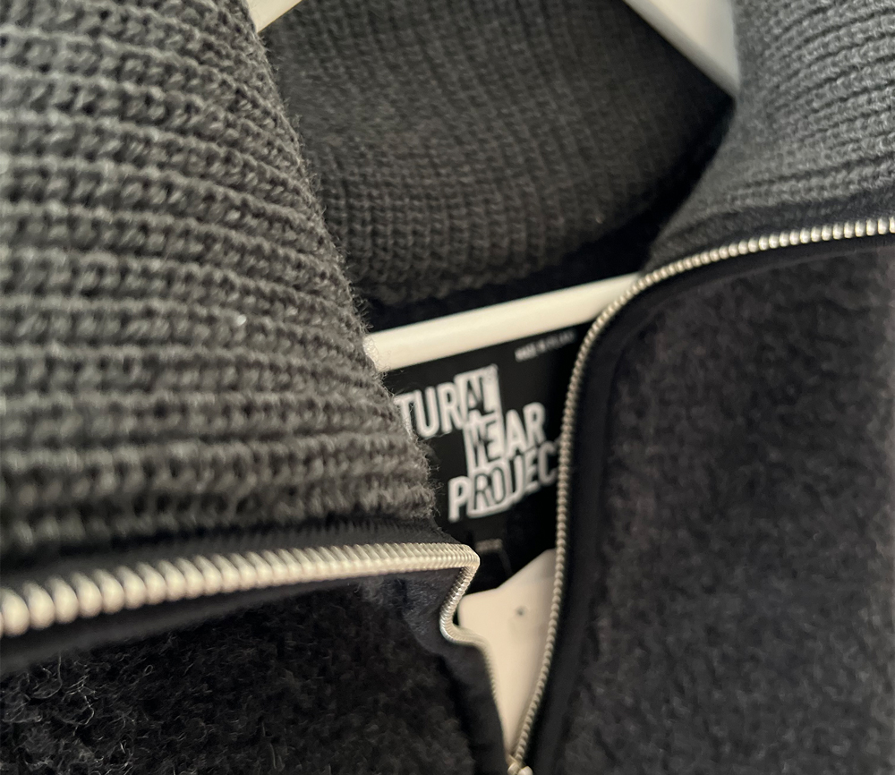 Alwero – Sweater BEL, Oversize Deep Black, Biowolle, LIMITED EDITION – Bild 8