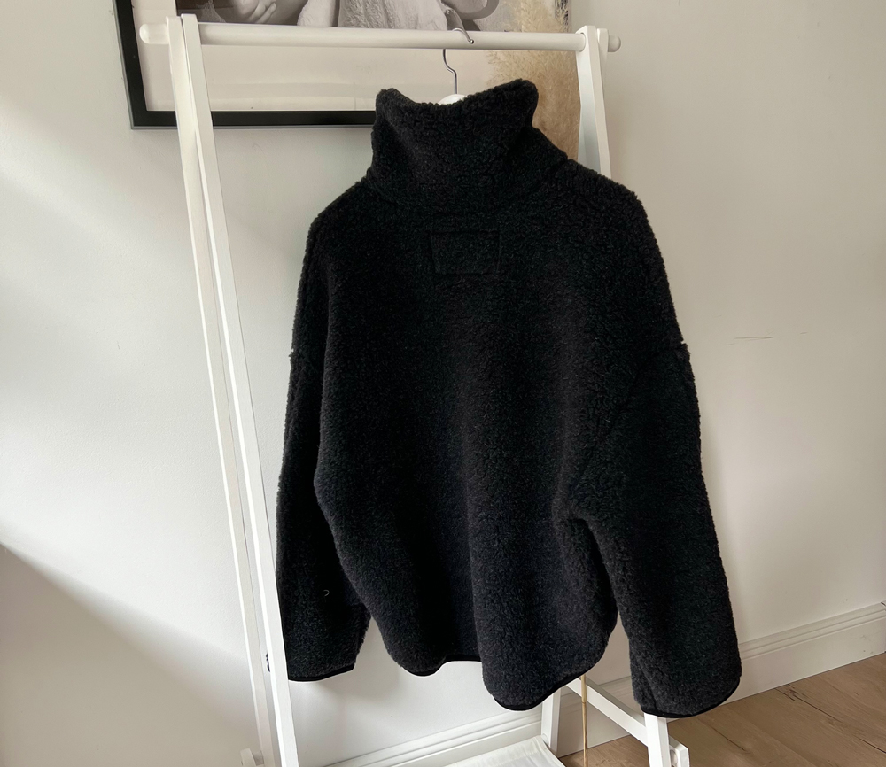 Alwero – Sweater BEL, Oversize Deep Black, Biowolle, LIMITED EDITION – Bild 5