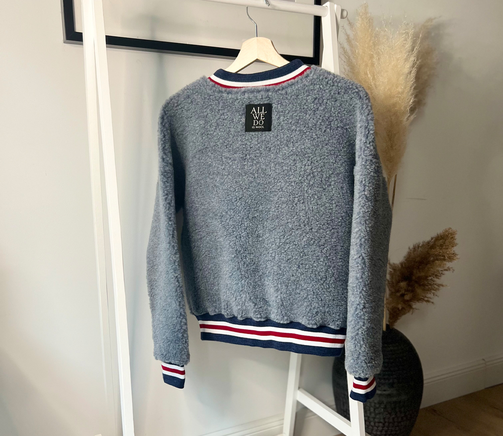 Alwero – Jacke BOOM, Grey Denim, Biowolle, ultra leicht – Bild 8