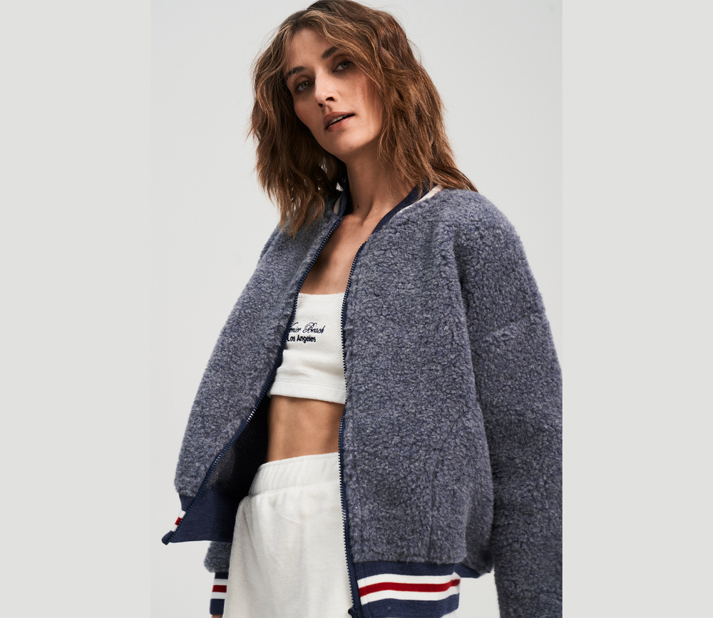 Alwero – Jacke BOOM, Grey Denim, Biowolle, ultra leicht – Bild 4