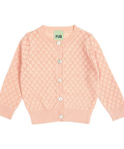 FUB – Baby Pointelle Strickjacke, Bio Baumwolle (Gr. 56)
