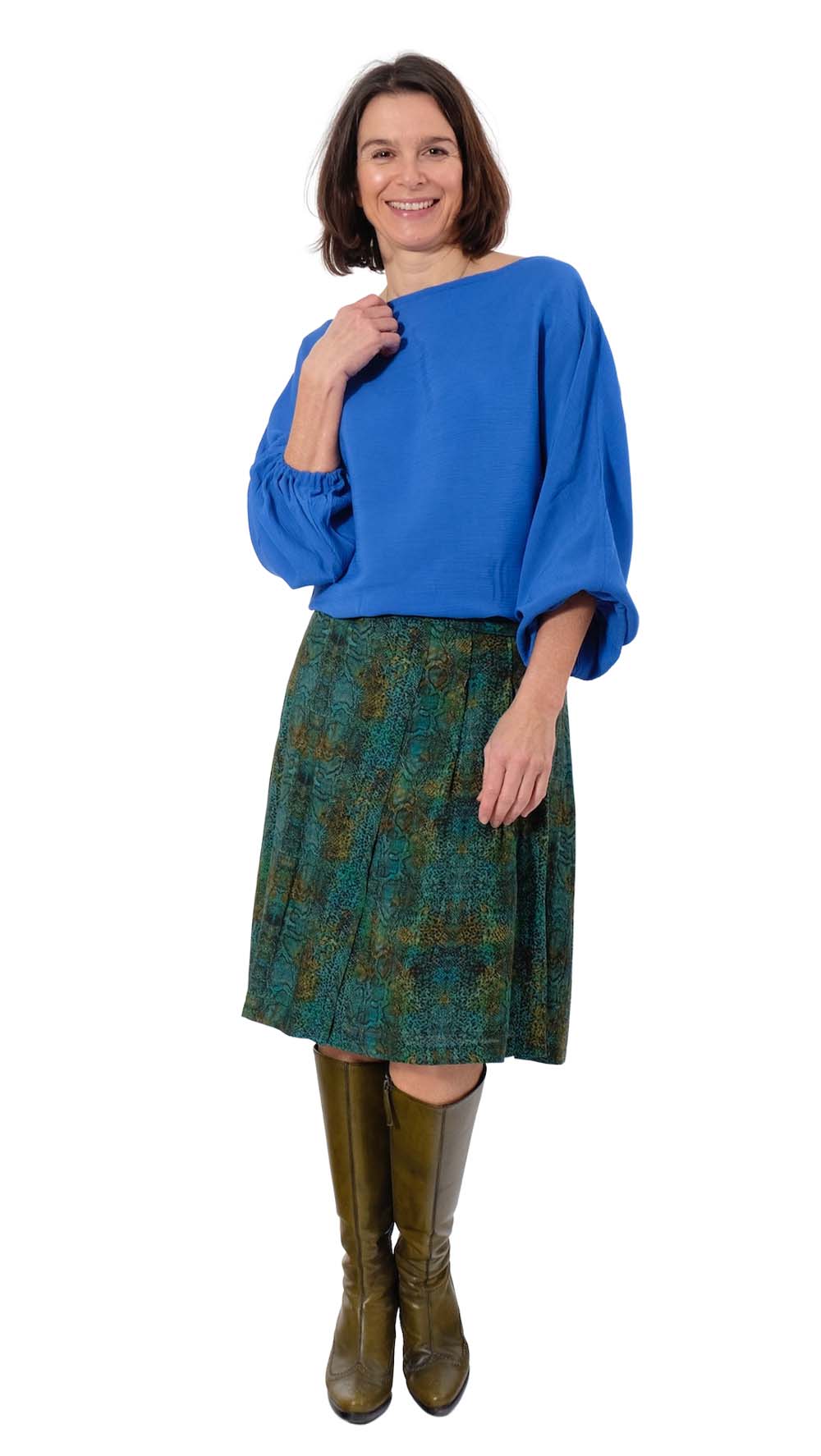 Stoffpaket Janka mit Kofferware (1,65 Meter) und kostenlosem Papierschnittmuster – Bild 6