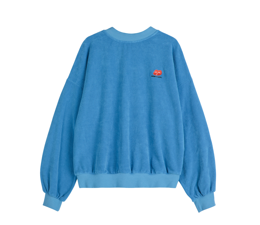 BOBO CHOSES – Sweatshirt Women „LOGO EMBROIDERY“, blau