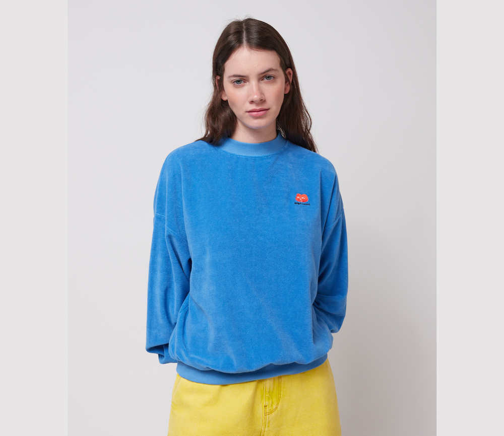 BOBO CHOSES – Sweatshirt Women „LOGO EMBROIDERY“, blau – Bild 3